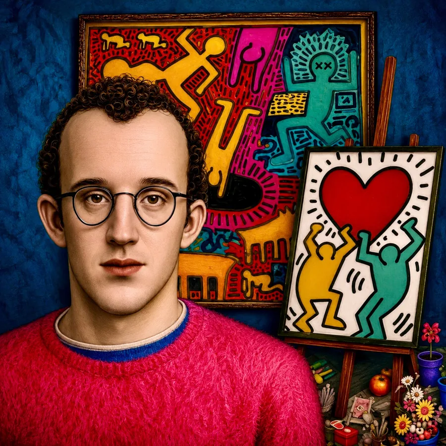 Keith Haring, as the Duke imagines him or her