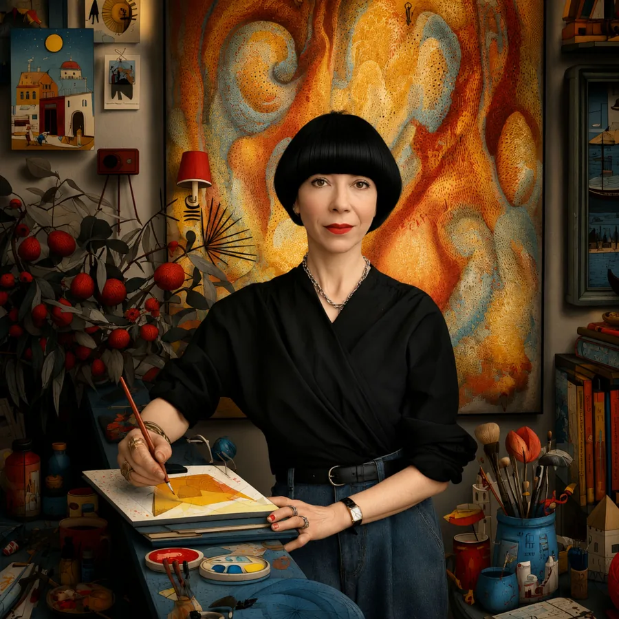 Yvette Coppersmith, as the Duke imagines him or her