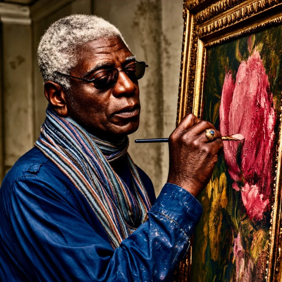 El Anatsui, as the Duke imagines him or her