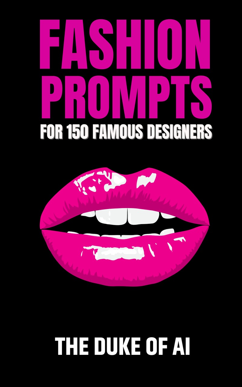 Fashion Prompts — for 150 famous designers, by The Duke of AI