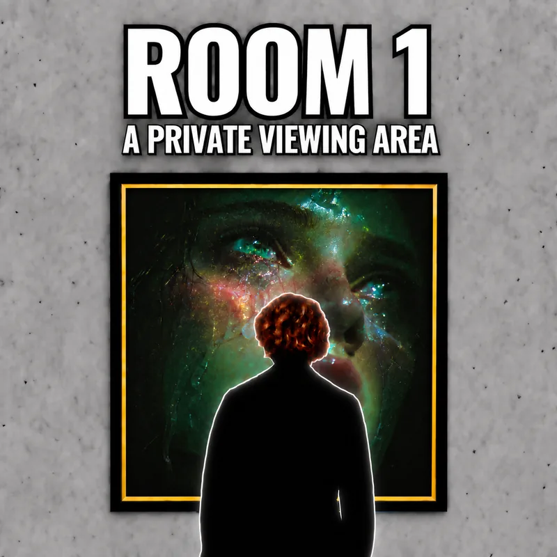Viewing Room One — a hung room awaiting its visitor