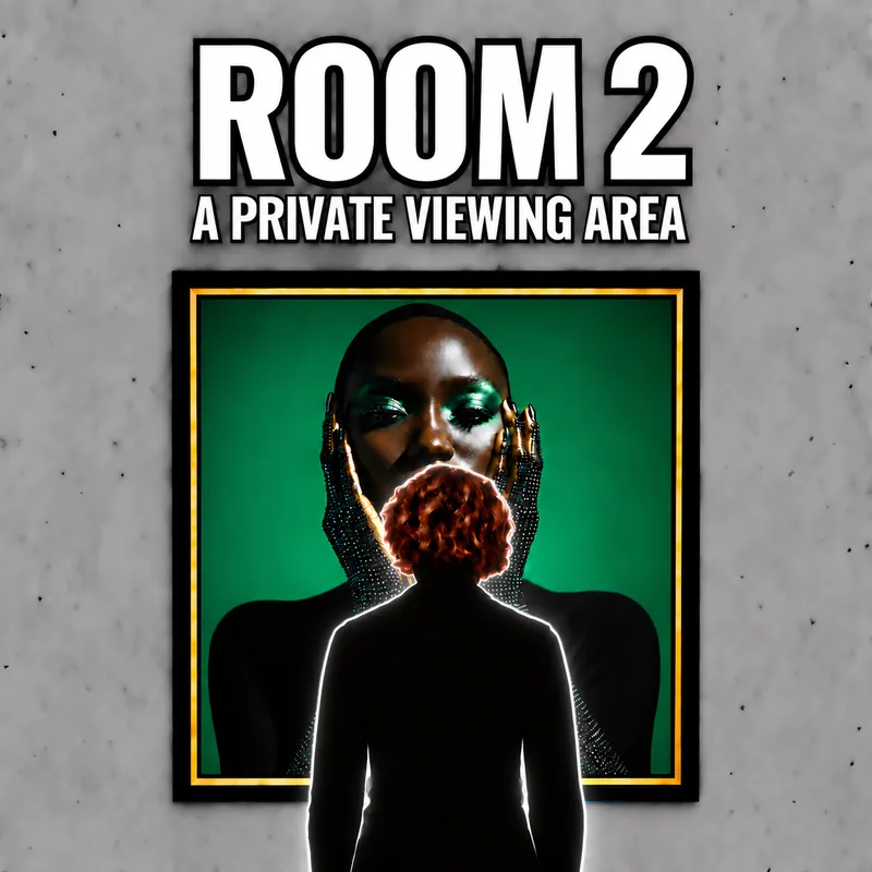 Viewing Room Two — a hung room awaiting its visitor